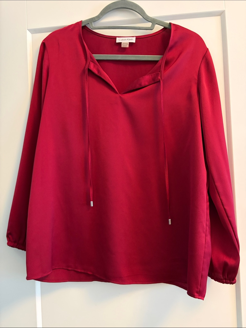 Calvin Klein Women's Tie-Front Blouse